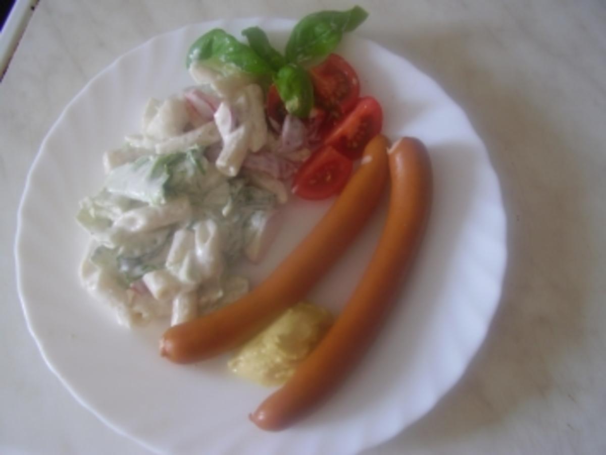 Lecker Nudelsalat mit Wiener - Rezept mit Bild - kochbar.de