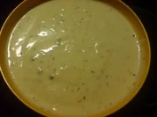 Dip / Soße "Kräuter-Käse-Soße mit grünem Pfeffer" - Rezept