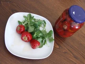 Gefüllte Kirsch-peperoncini - Rezept