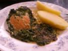 Lachsfilet-Auflauf mit Blattspinat - Rezept