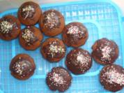 Schwarz-weiße Schoko-Muffins - Rezept