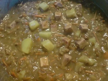 Rezept: Linseneintopf aufgepeppt Linseneintopf aufgepeppt - Rezept