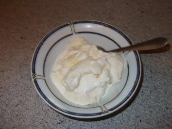 schnelles Vanilleeis - Rezept