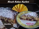 Kirsch-Kokos-Kuchen - Rezept