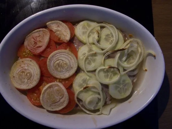 Hackfleischplatte aus dem Ofen - Rezept - Bild Nr. 2