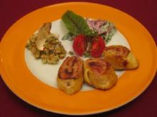 Brätstrudel-Kanzone mit Gemüse-Pizzicato an Salatkoloratur - Rezept