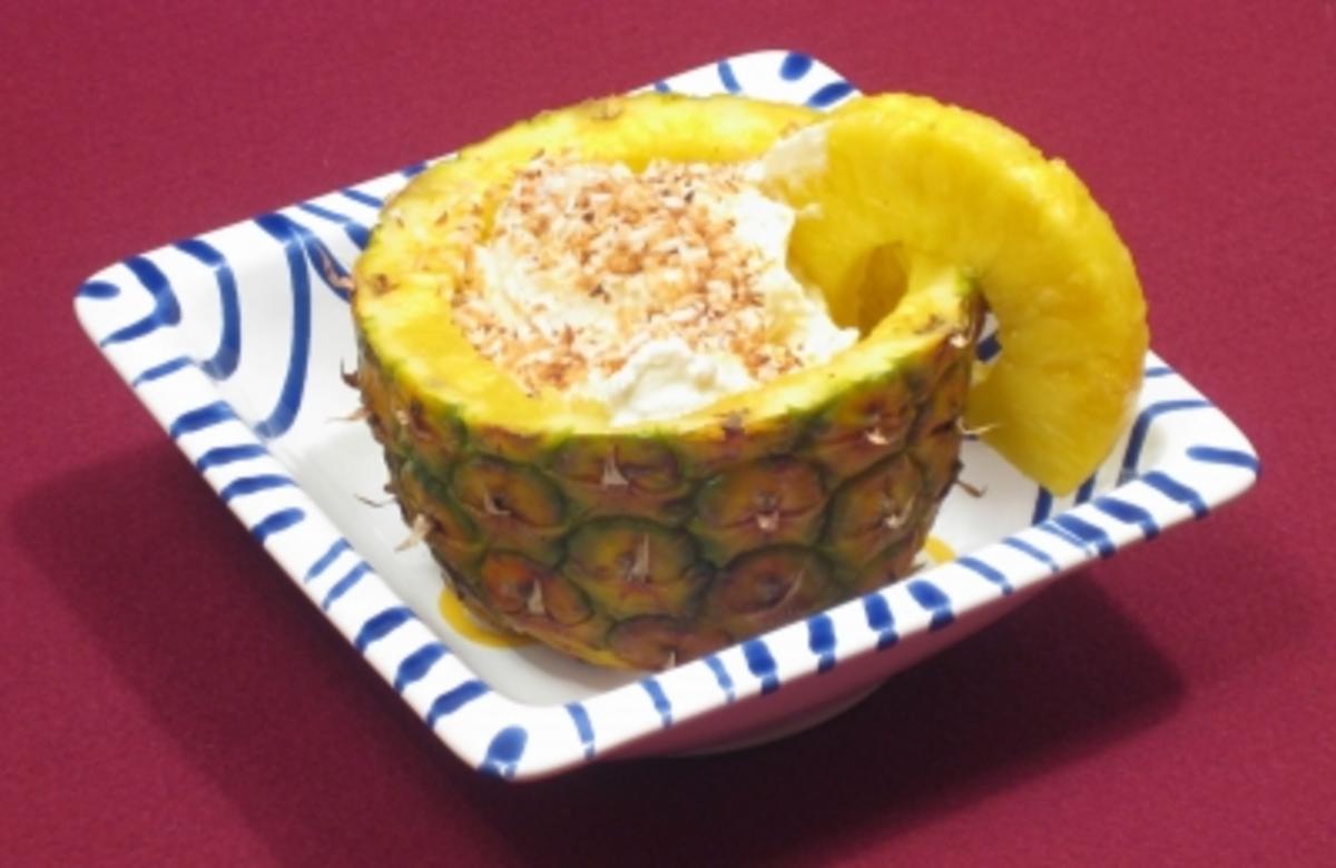 Pina-Colada-Creme mit Ananas - Rezept