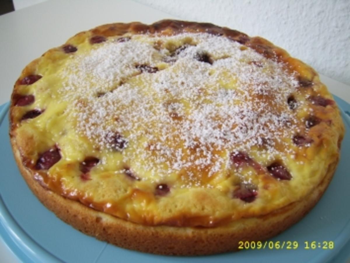 Kirschkuchen mit Rahm - Rezept mit Bild - kochbar.de