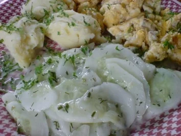 Gurken in Dillsahne - Rezept - Bild Nr. 2