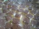 Konfekt "Karamell-Schoko-Würfel" - Rezept