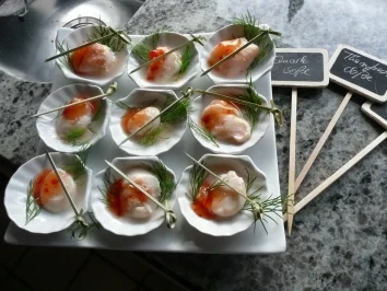 Rezept: TAPAS /FISCH Jakobsmuscheln mit Limonen und Krebsfleisch Bild Nr. 2 TAPAS /FISCH Jakobsmuscheln mit Limonen und Krebsfleisch - Rezept - Bild Nr. 2