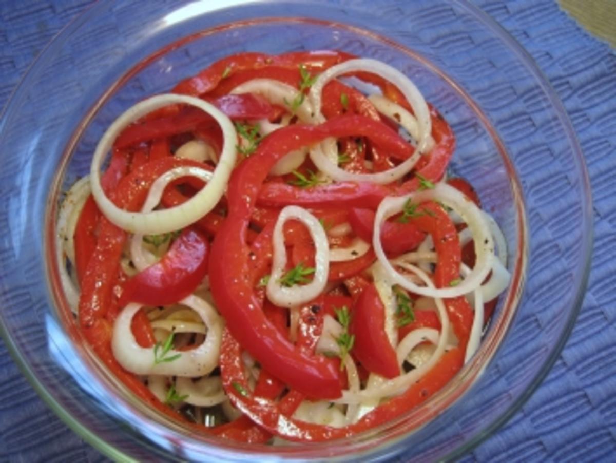 Roter Paprika-Salat ... - Rezept - Bild Nr. 3