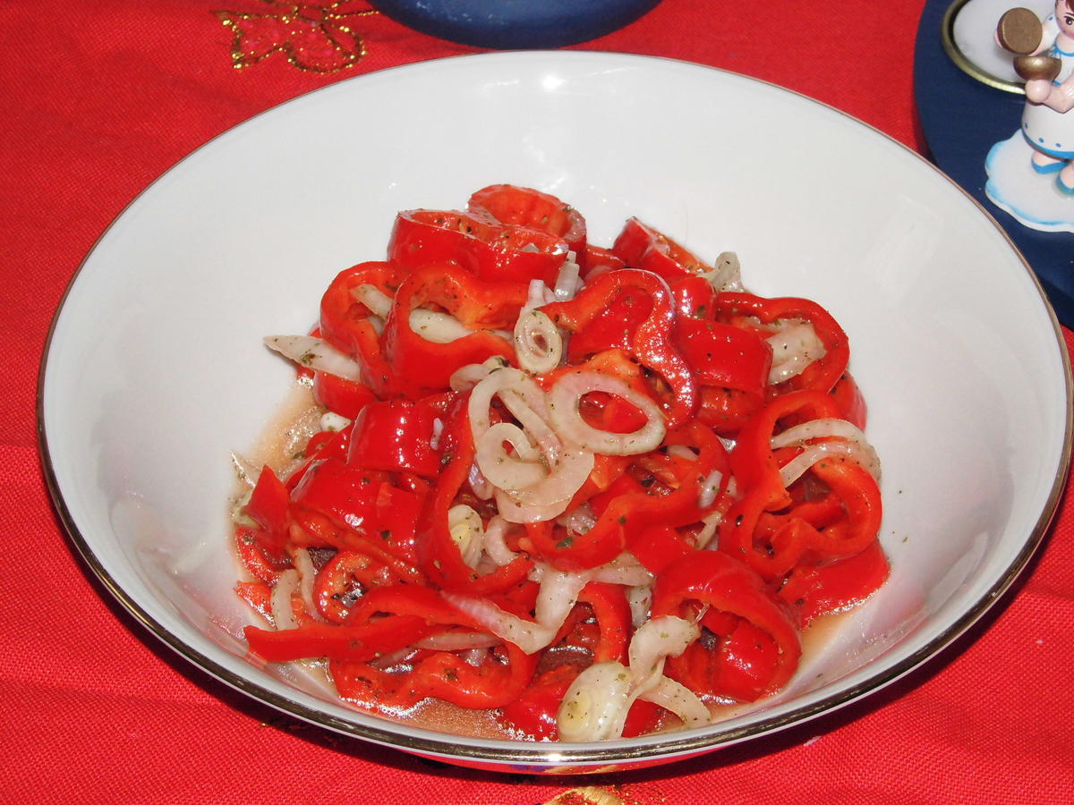 Roter Paprika-Salat ... - Rezept - Bild Nr. 4