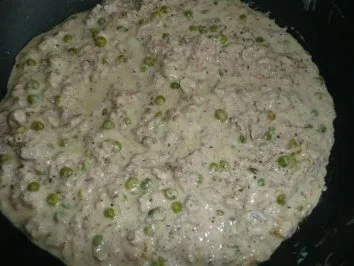 Rezept: NUDELN/ Spaghetti mit Thunfisch-Erbsen Soße Bild Nr. 3 NUDELN/ Spaghetti mit Thunfisch-Erbsen Soße - Rezept - Bild Nr. 3