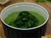 Geeiste Brunnenkresse-Gurkensuppe - Rezept