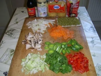 Pekingsuppe "Pork" ohne Eier mit Nudeln - Rezept - Bild Nr. 5