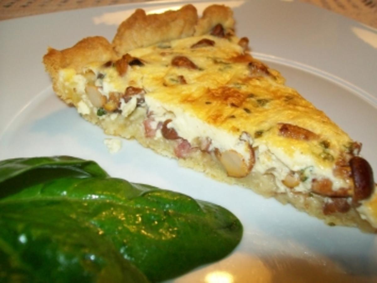 Pfifferling-Quiche - Rezept