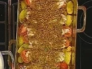 Rezept: Fischgratin mit Chorizo-Bröseln Fischgratin mit Chorizo-Bröseln - Rezept