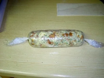 Pfifferlinge in Sahnesauce  an Laugenserviettenknödel - Rezept - Bild Nr. 3