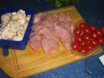 Pute mit Champignons trifft Gnocchi in einer Gorgonzolasoße - Rezept - Bild Nr. 3