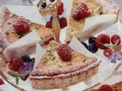 dessert piccole torte con lamponi al cocco - Rezept