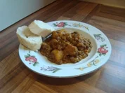 Rezept: Hauptgericht - Kalb - Nordafrikanischer Kalbsschmortopf Hauptgericht - Kalb - Nordafrikanischer Kalbsschmortopf - Rezept