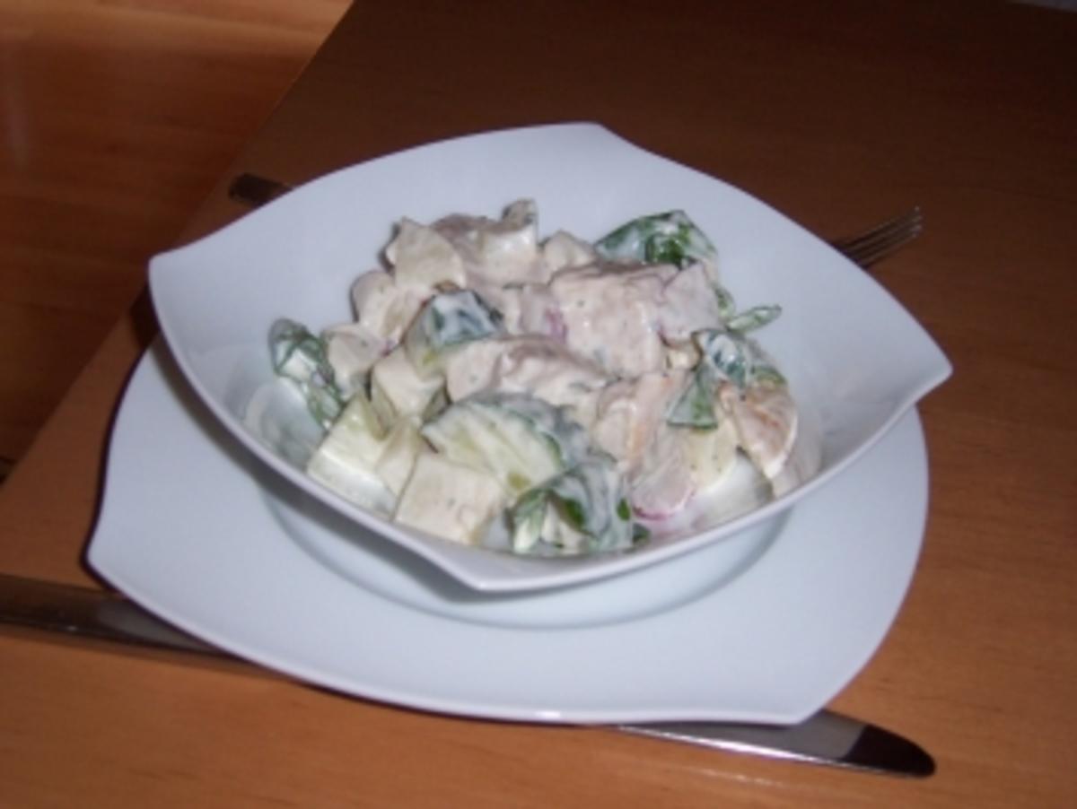 Frischer Hähnchensalat - Rezept