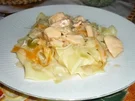 Lachsnudeln - Rezept