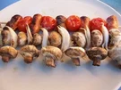 Grill - Champignonspieße ganz einfach - Rezept