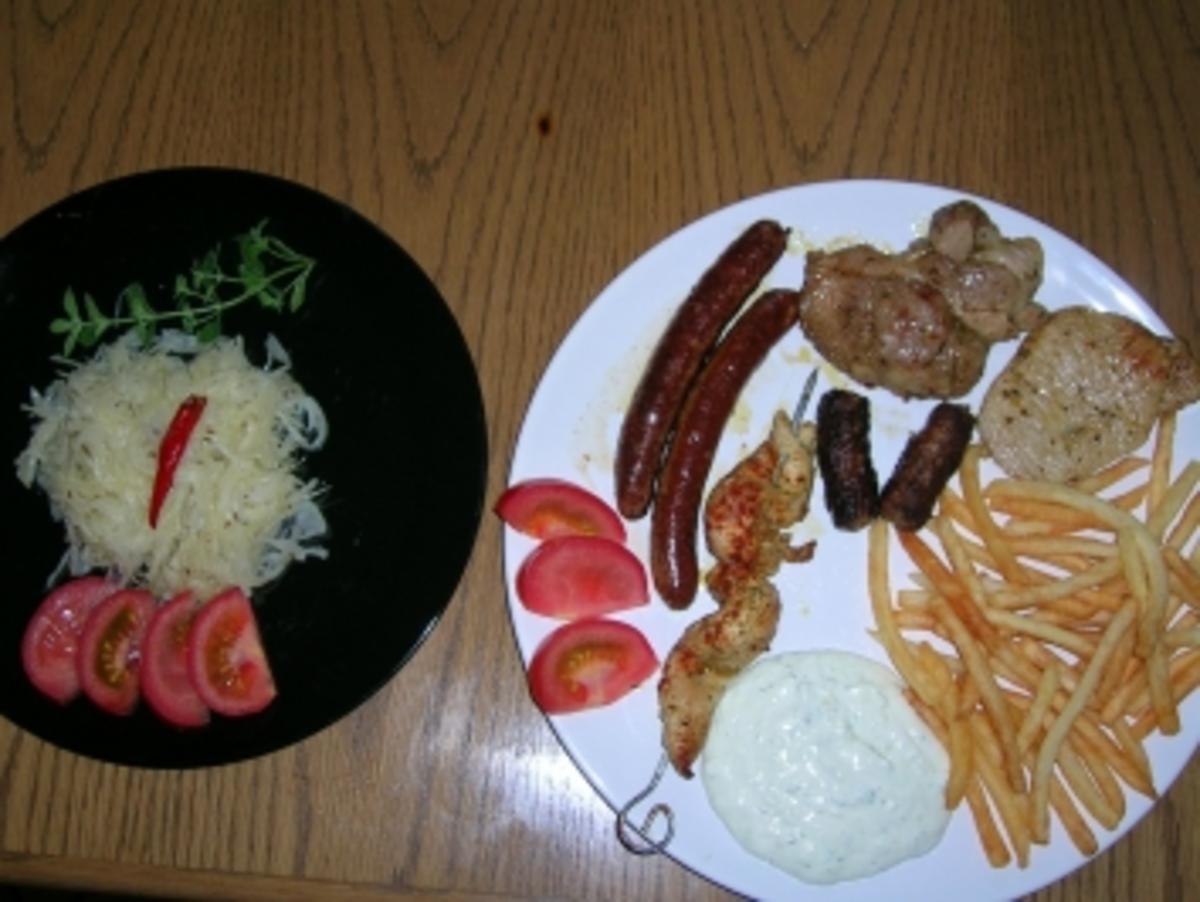 Bilder für Gyros-Teller nach griechischer Art bzw. so, wie uns der Grillteller schmeckt - Rezept