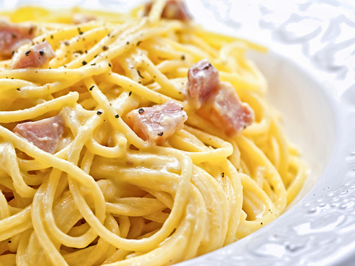 Spaghetti Carbonara ( ganz einfach, super lecker ) - Rezept - kochbar.de