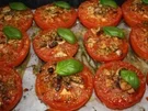 Gegrillte Tomaten mit Knoblauch - Rezept