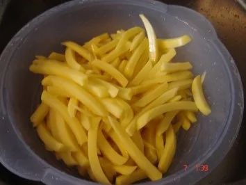 Rezept: Pommes Frites aus dem Backofen Pommes Frites aus dem Backofen - Rezept