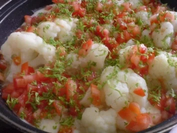 Blumenkohl in Käsesoße - Rezept