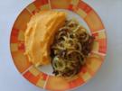 Kalbsleber mit Süsskartoffelpürree - Rezept