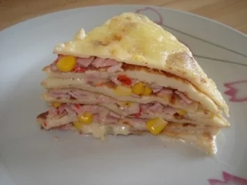 Rezept: Mamsells Pfannkuchenberg Mamsells Pfannkuchenberg - Rezept