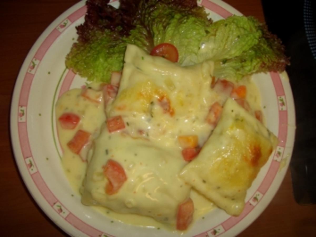 Gratinierte Maultaschen - Rezept mit Bild - kochbar.de
