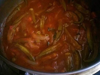 Rezept: OKRA - in Tomatensoße OKRA - in Tomatensoße - Rezept