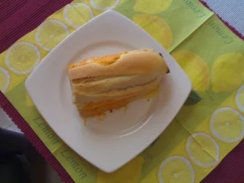 Rezept: schnelles Schinken-Käse Baguette schnelles Schinken-Käse Baguette - Rezept