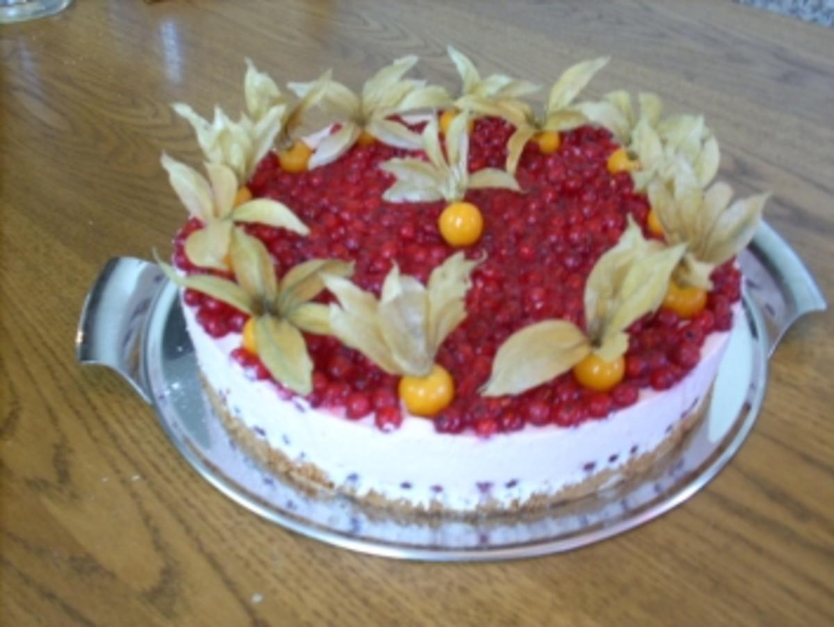 Bilder für Johannisbeer-Joghurt-Torte - Rezept