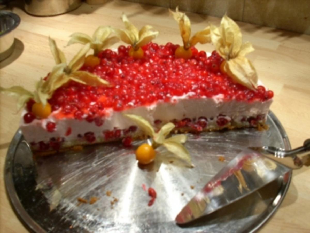 Johannisbeer-Joghurt-Torte - Rezept mit Bild - kochbar.de