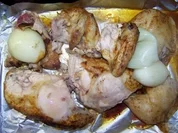 Fleisch - Knoblauchhuhn - Rezept