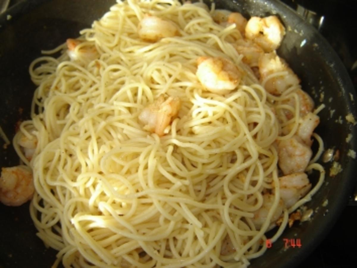 Garnelenspaghetti - Rezept - Bild Nr. 4