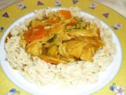 bunte Chinapfanne mit Reis - Rezept