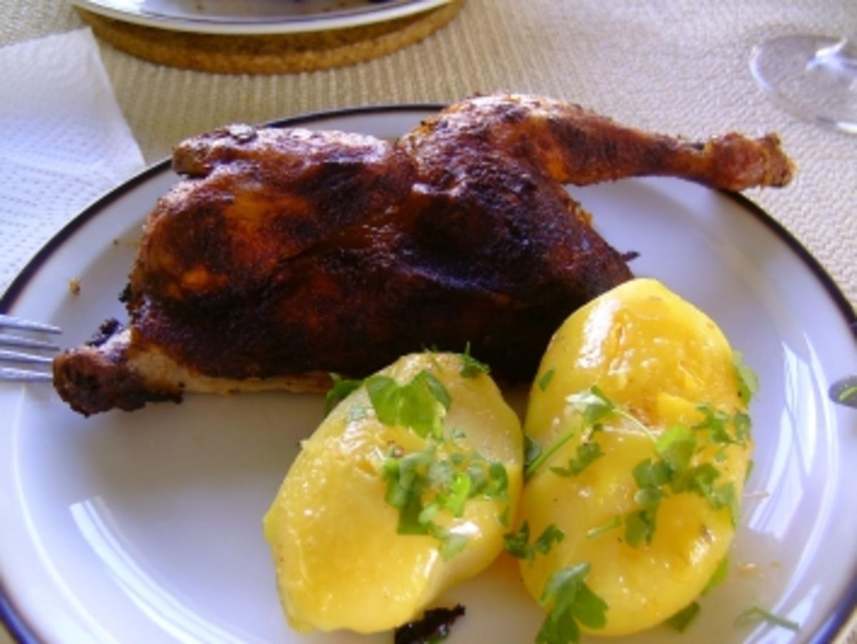 Hähnchen im Römertopf - Rezept mit Bild - kochbar.de