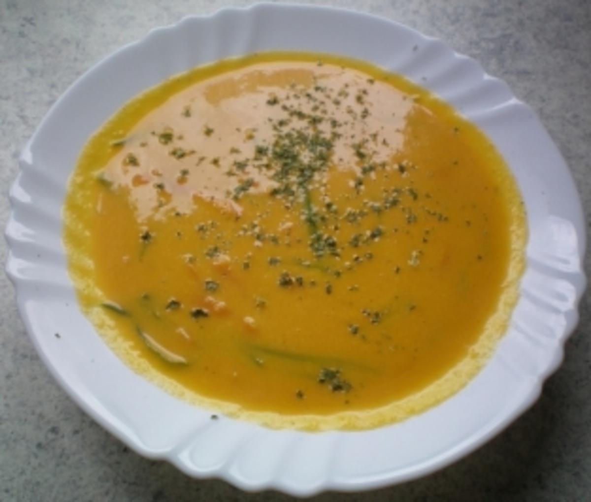 Möhren Creme Suppe - Rezept