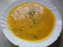 Möhren Creme Suppe - Rezept