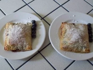 Blaubeertaschen - Rezept