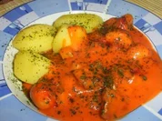 Pikantes Gulasch aus dem Ofen - Rezept
