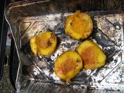 Nektarinen karamelisiert  vom Grill - Rezept